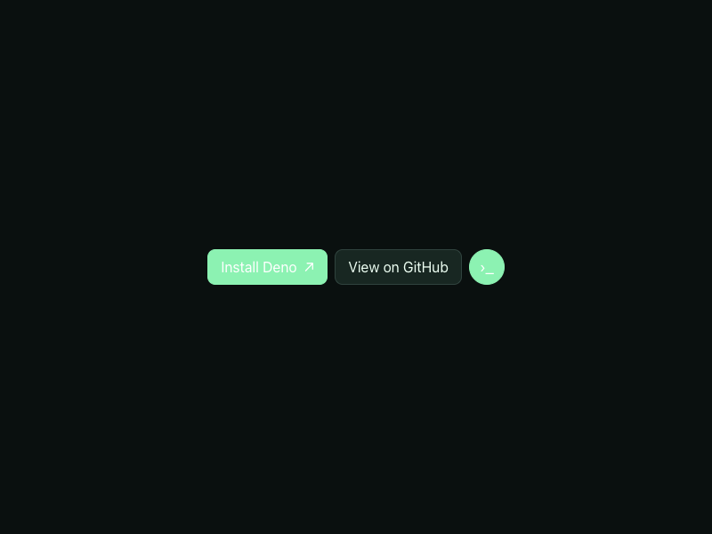 Deno-inspired Green Runtime delivered demonstration